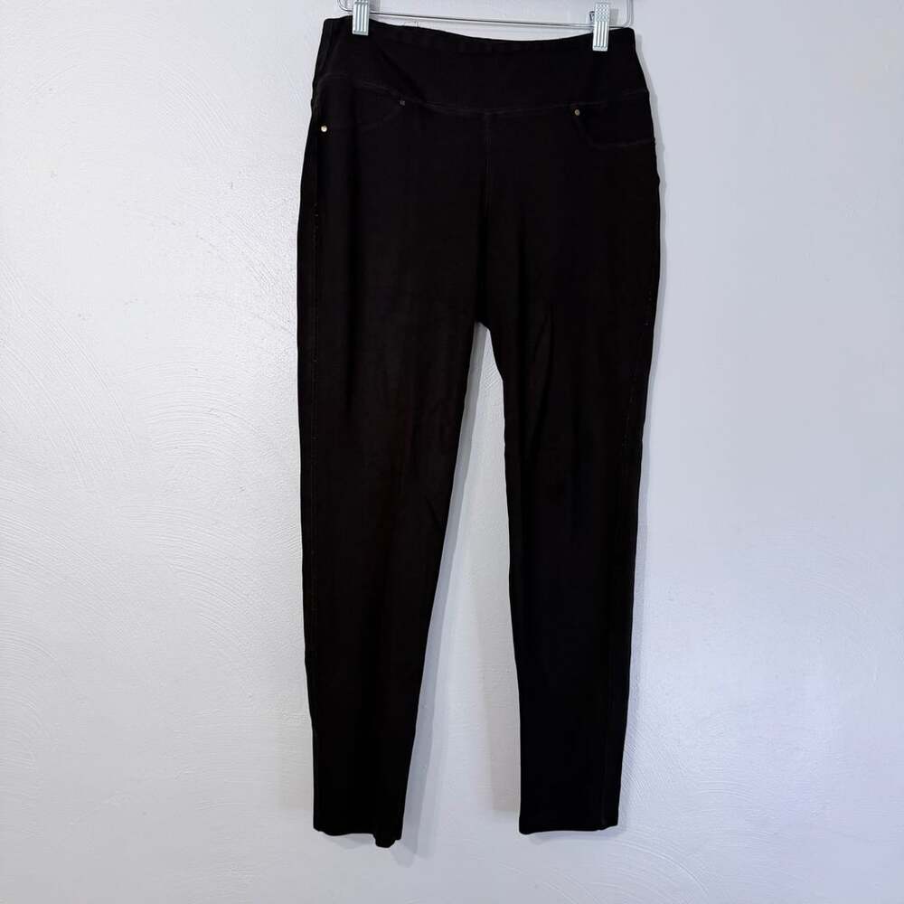 JAG Black Stretchy Knit Skinny Pants Leggings Size 8